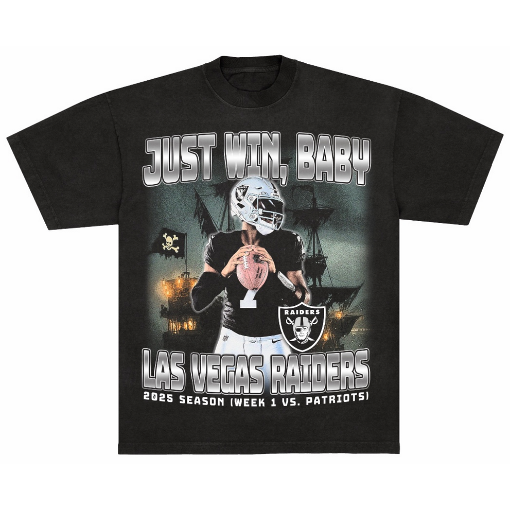 RAIDERS 2025 SEASON SCHEDULE TEE