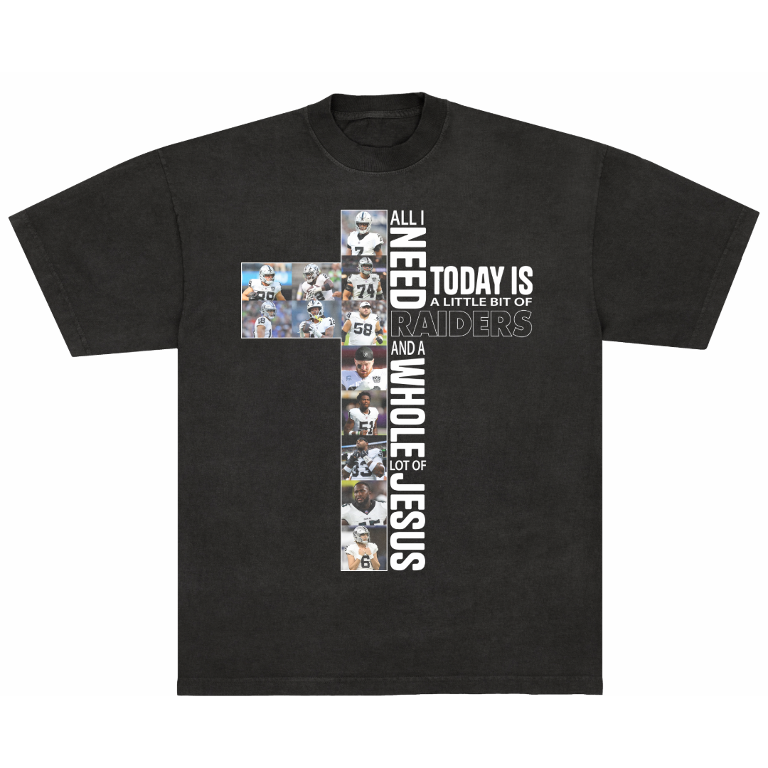 LAS VEGAS RAIDERS CROSS TEE