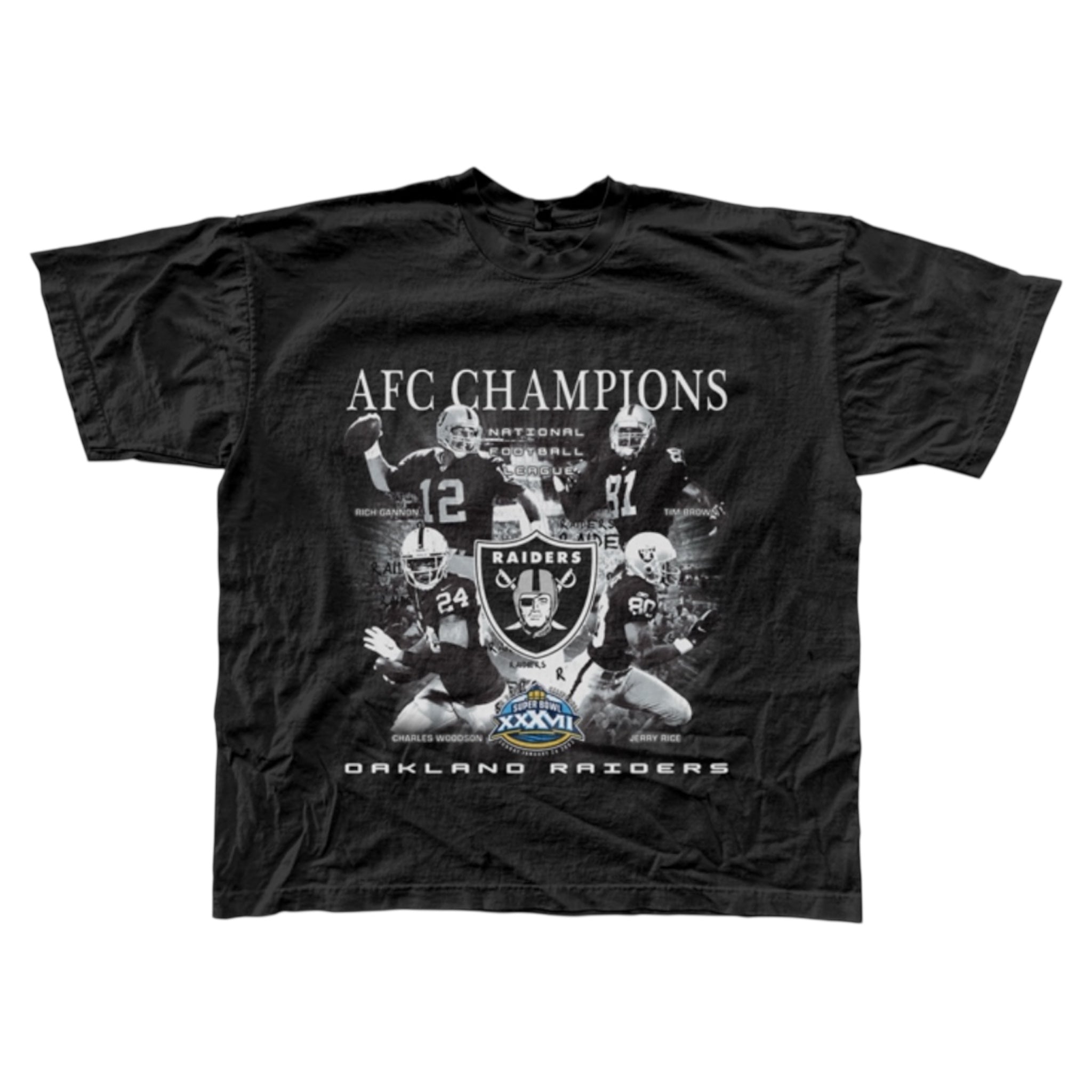 2002 OAKLAND RAIDERS AFC CHAMPIONS TEE
